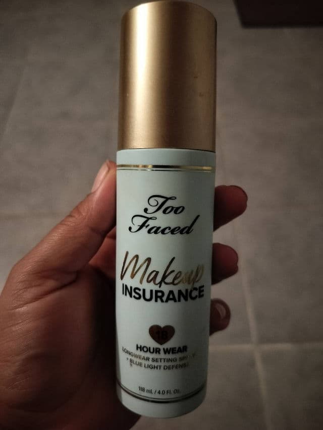 Too Faced Makeup Insurance Setting Spray  review photo by dayana3788