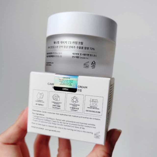 Genabelle Cabbage 73 Calming Cream review photo by kaoriskincarejournal