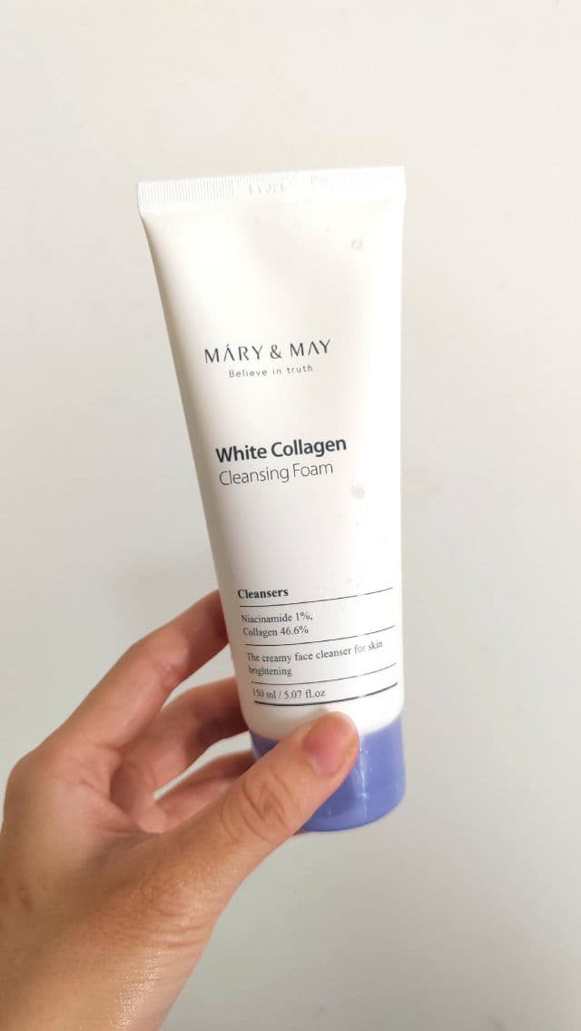 Mary&May White Collagen Cleansing Foam review photo by kaoribeautyjournal