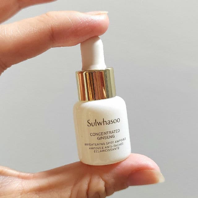 Sulwhasoo Concentrated Ginseng Brightening Spot Ampoule review photo by kaoribeautyjournal