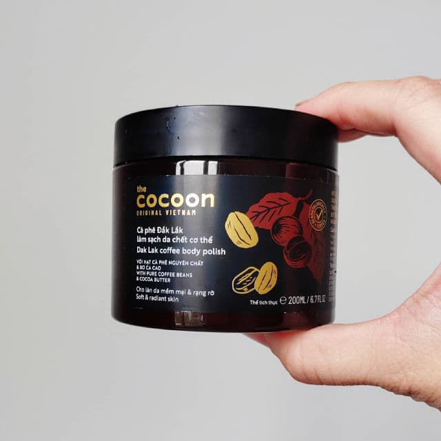 the Cocoon Dak Lak Coffee Body Polish review photo by kaoriskincarejournal