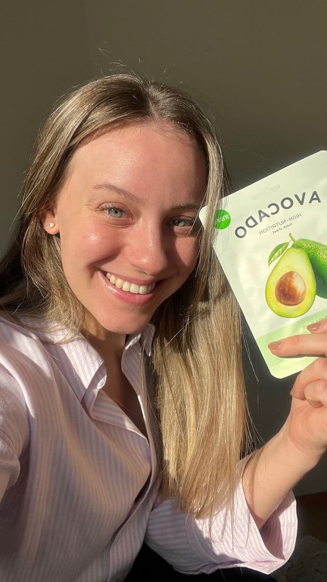 IT'S SKIN The Fresh Sheet Mask Avocado	 review photo by vanessalzr
