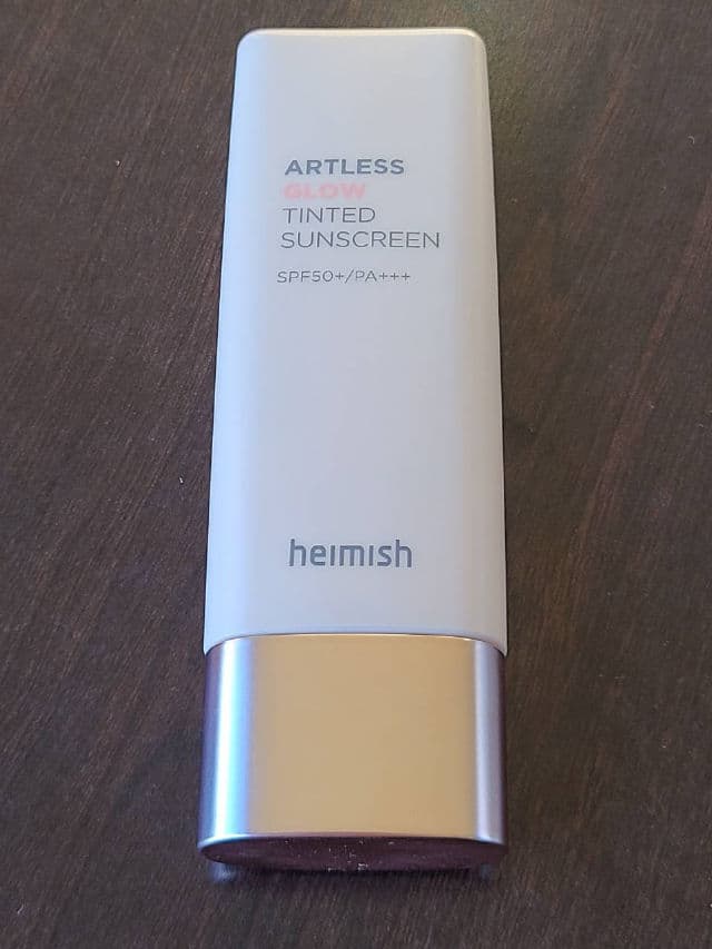 Heimish Artless Glow Tinted Sunscreen SPF50+ PA+++ review photo by AnnaSassin