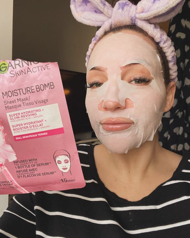 Garnier Camomile Hydrating Face Mask Moisture Bomb review photo by meme27886