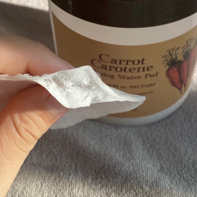 Carrot Carotene Calming Water Pad product review
