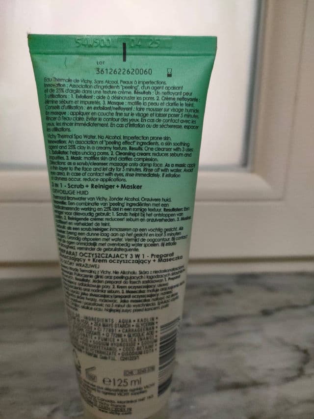 Vichy Normaderm 3-In-1 Cleanser review photo by picanap