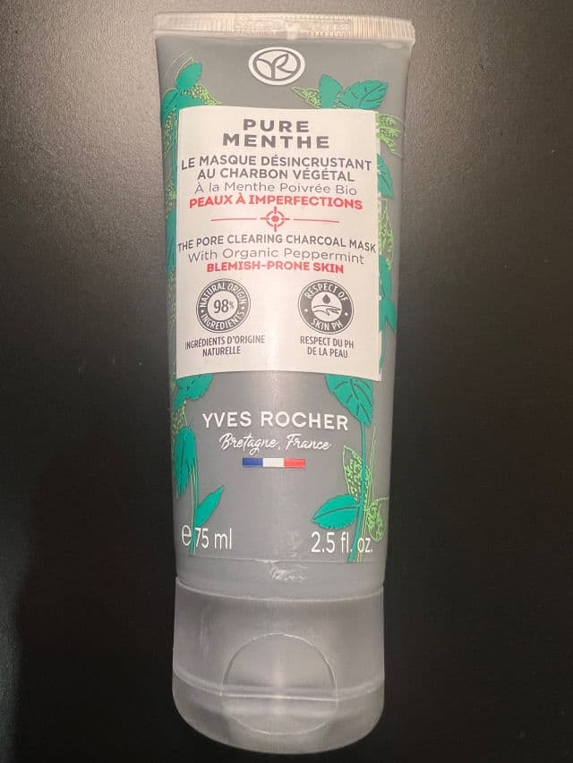 YVES ROCHER Pure Menthe Pore Clearing Charcoal Mask review photo by TinaSweet11