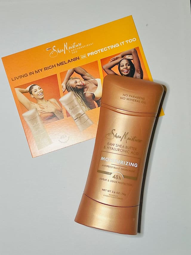 SheaMoisture Raw Shea Butter & Hyaluronic Acid Moisturizing Antiperspirant Deodorant Stick review photo by bonanza