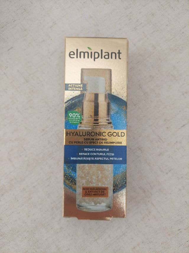Elmiplant Hyaluronic Gold Replumping Pearl Serum review photo by Angiescolours