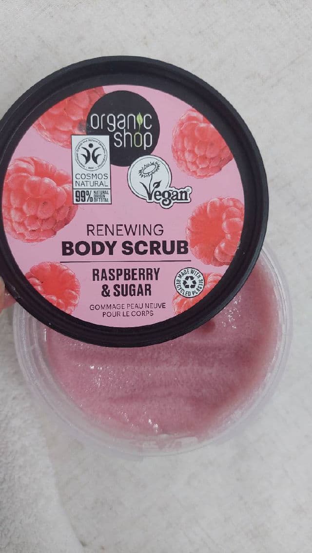 Organic Shop Raspberry Cream Body Scrub review photo by Angiescolours