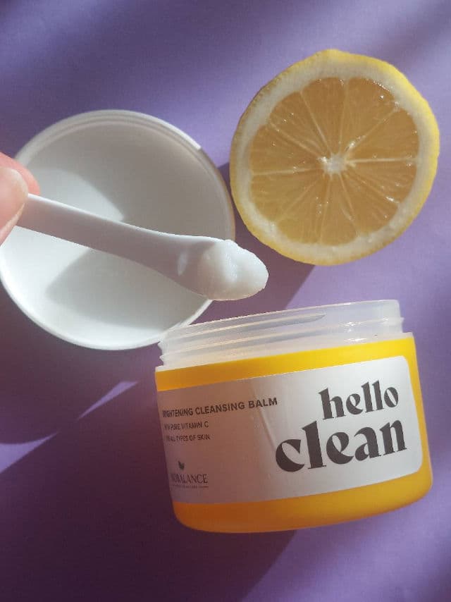 BioBalance Hello Clean Brightening Cleansing Balm review photo by Angiescolours