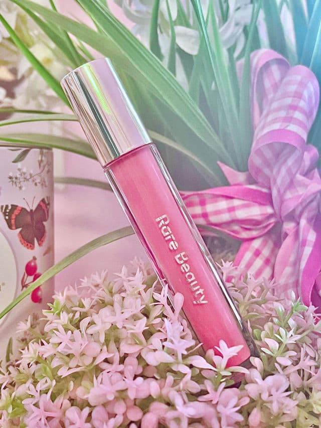 Rare Beauty Stay Vulnerable Glossy Lip Balm - Nearly Apricot review photo by beebybabby