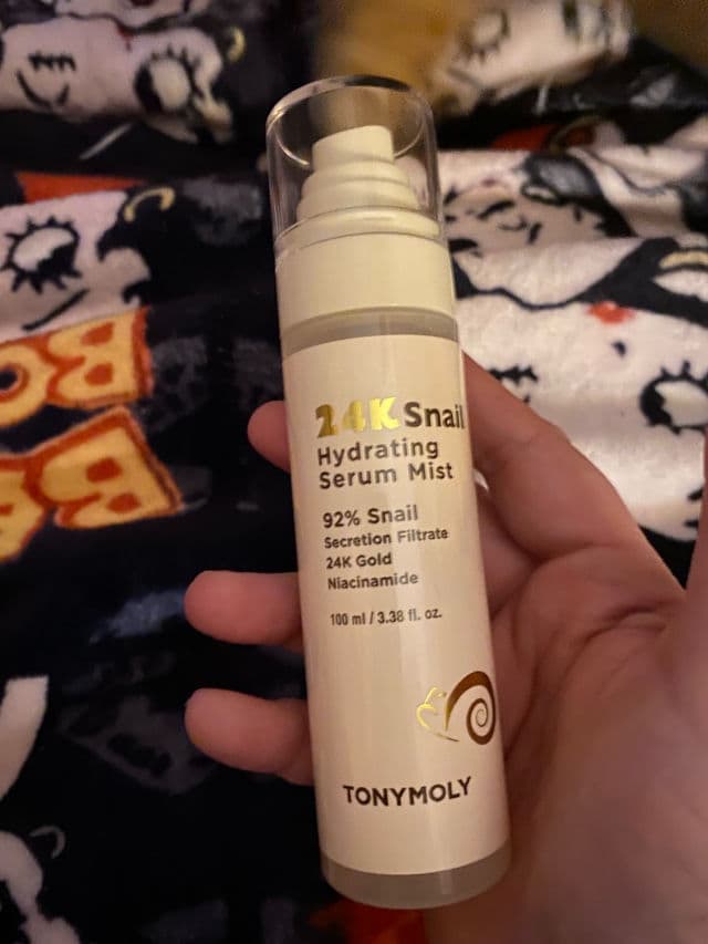 TONYMOLY 24K Snail Hydrating Serum Mist review photo by Moniquepurplez 