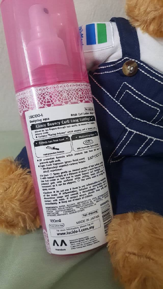 LUCIDO-L Designing Aqua Hair Curl Lotion [Airy] review photo by PotatoMato