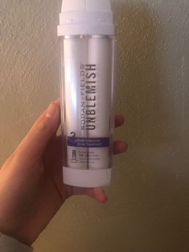 Rodan and Fields Unblemish Dual Intensive Acne Treatment review photo by MollyLovesSkincare