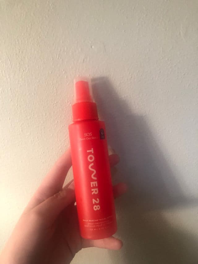 Tower 28 Beauty SOS Daily Rescue Facial Spray review photo by MollyLovesSkincare