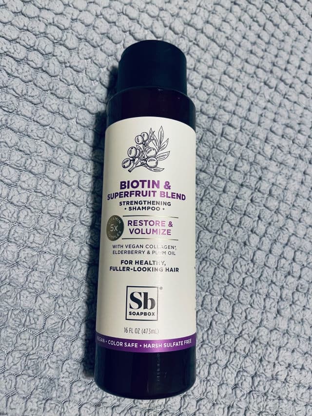 Soapbox Biotin and Superfruit Restore & Volumize Shampoo review photo by Liliia7