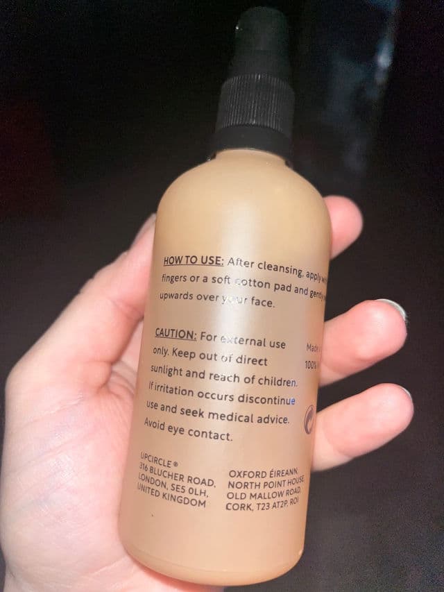 UpCircle Face Toner with Hyaluronic Acid review photo by ugcwithkp