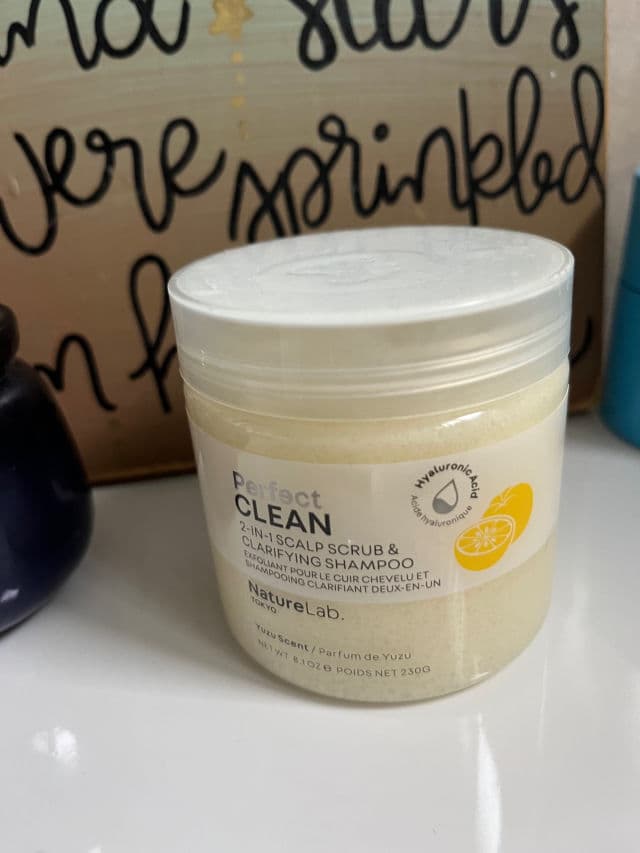 NatureLab. Tokyo Perfect Shine Clarifying Scalp Scrub review photo by Poopikki
