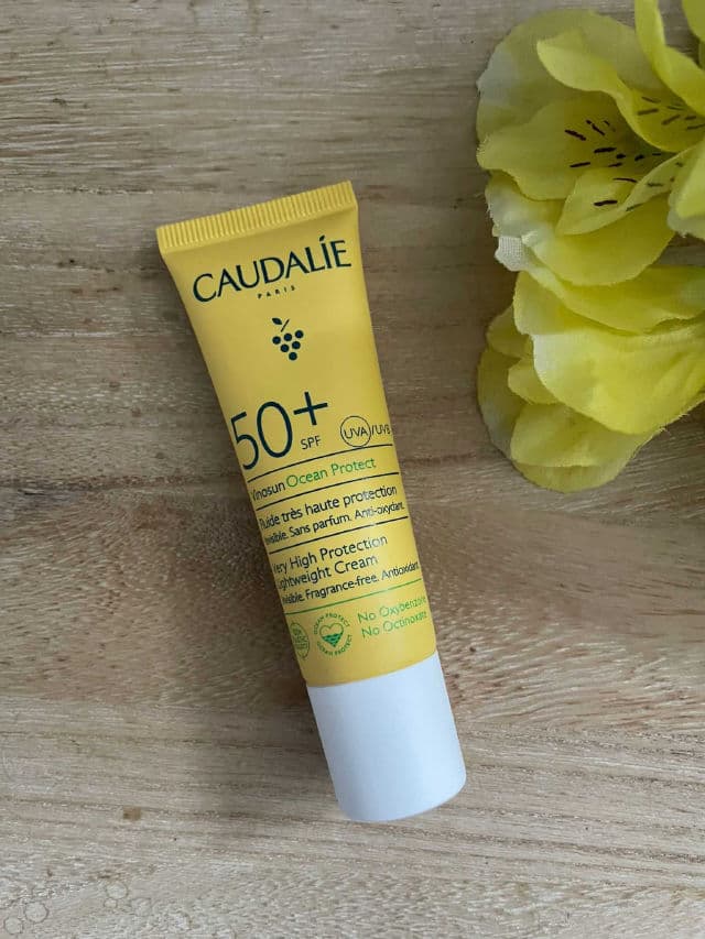 Caudalie Paris Vinosun Ocean Protect SPF 50+ review photo by skincarelover86