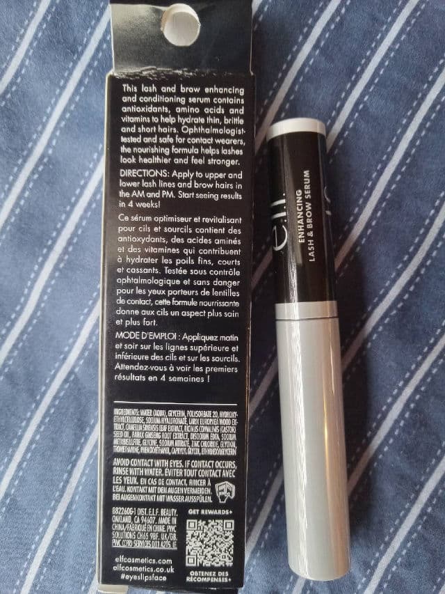 ELF Enhancing Brow & Lash Serum review photo by moonlite