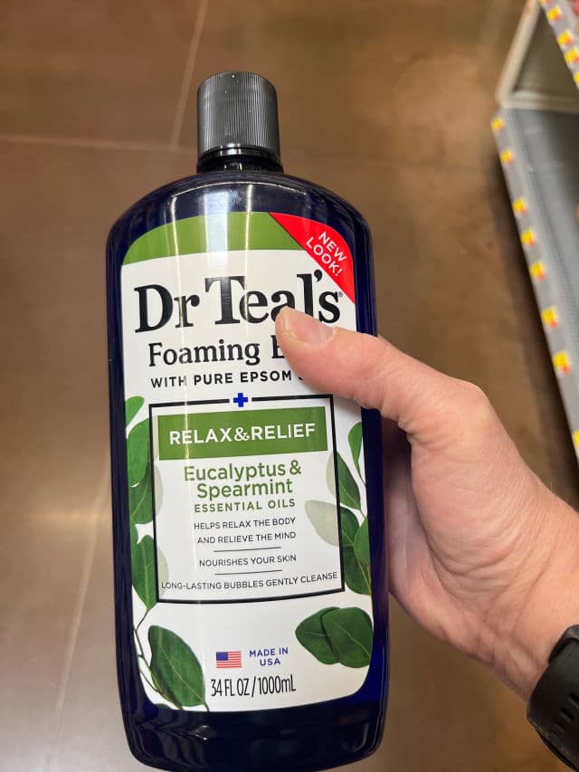 Dr Teal's Foaming Bath with Pure Epsom Salt, Soothe & Sleep with Lavender review photo by sunflwrs86