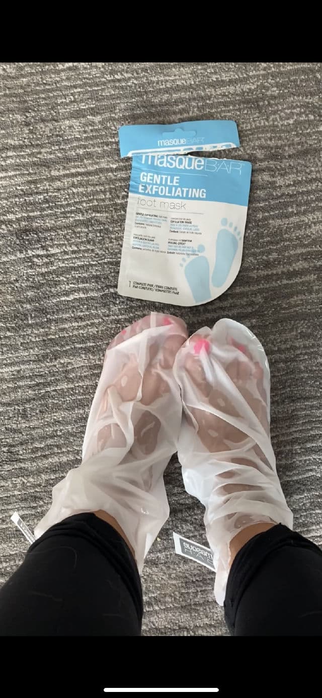Masque Bar Gentle Exfoliating Foot Mask review photo by CindyCuidaTuPiel
