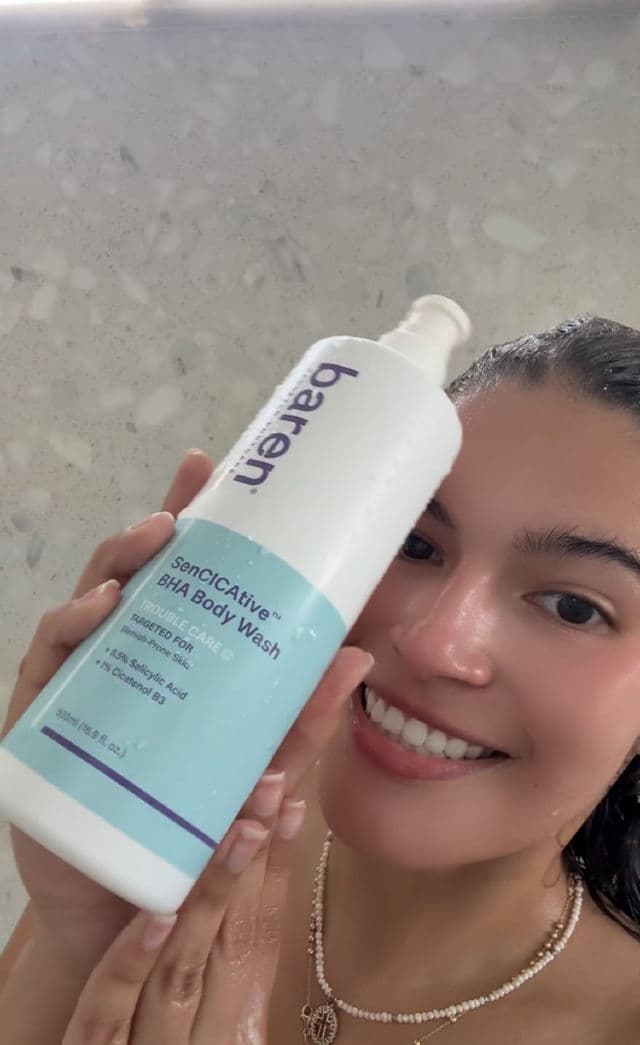 Baren SenCICAtive BHA Body Wash review photo by Alatinaandagolden