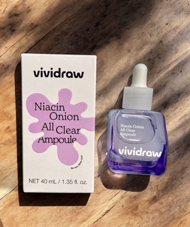 vividraw Niacin Onion All Clear Ampoule review photo by imasha 