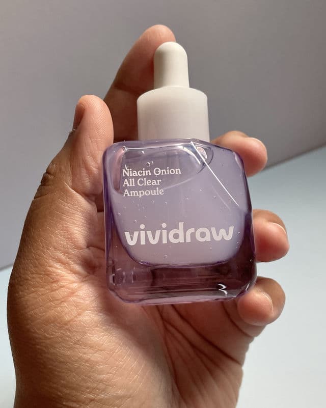 vividraw Niacin Onion All Clear Ampoule review photo by imasha 