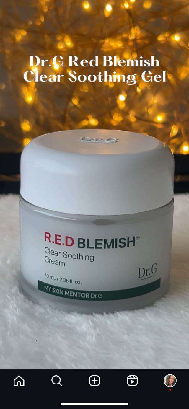 DR.G Red Blemish Clear Soothing Cream review photo by JoselinaStyle