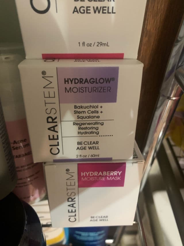 CLEARSTEM Skincare Hydraglow™ Stem Cell Moisturizer review photo by kshey34