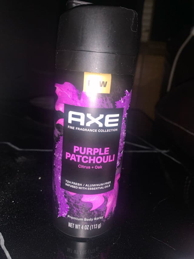 AXE Purple Patchouli Premium Deodorant Body Spray review photo by kshey34