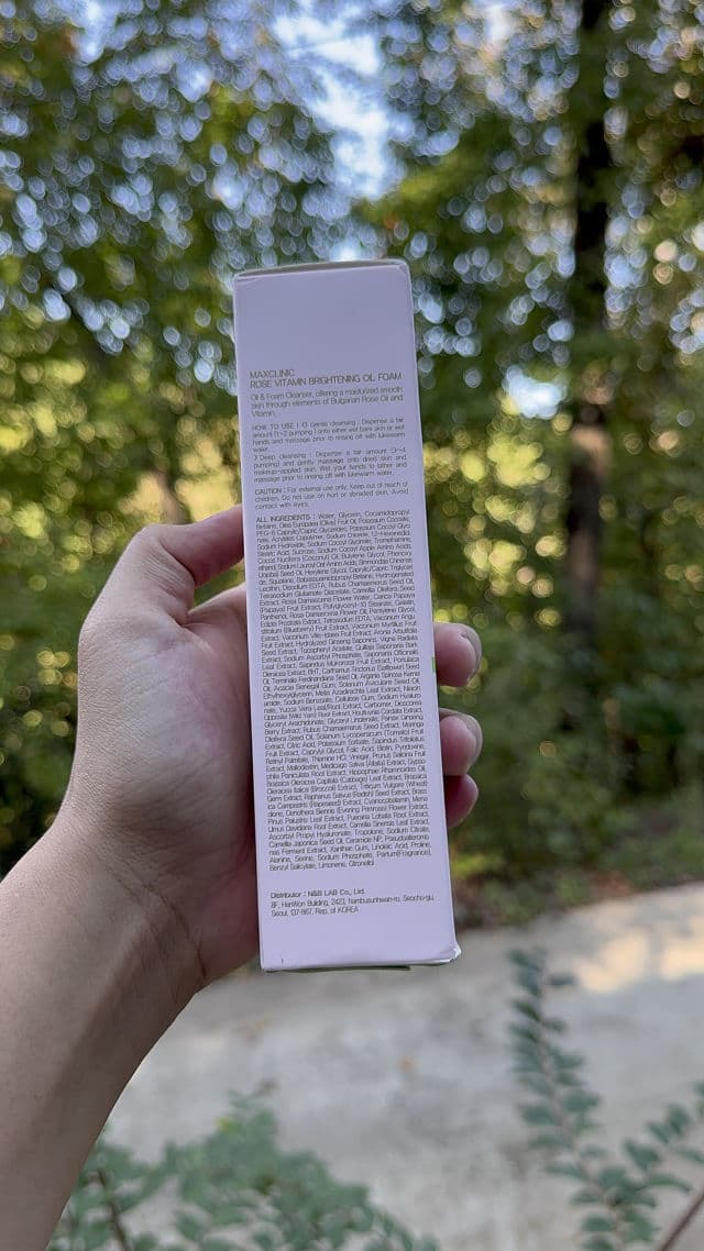 Maxclinic Rose Vitamin Brightening Oil Foam review photo by NanayJessz