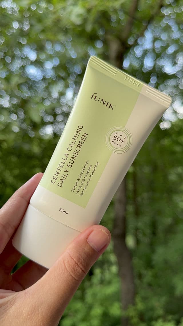Iunik Centella Calming Daily Sunscreen SPF 50 PA++++ review photo by NanayJessz