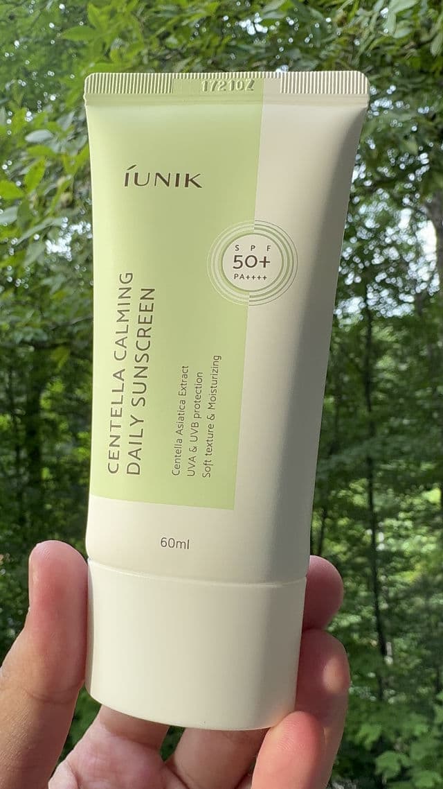 Iunik Centella Calming Daily Sunscreen SPF 50 PA++++ review photo by NanayJessz