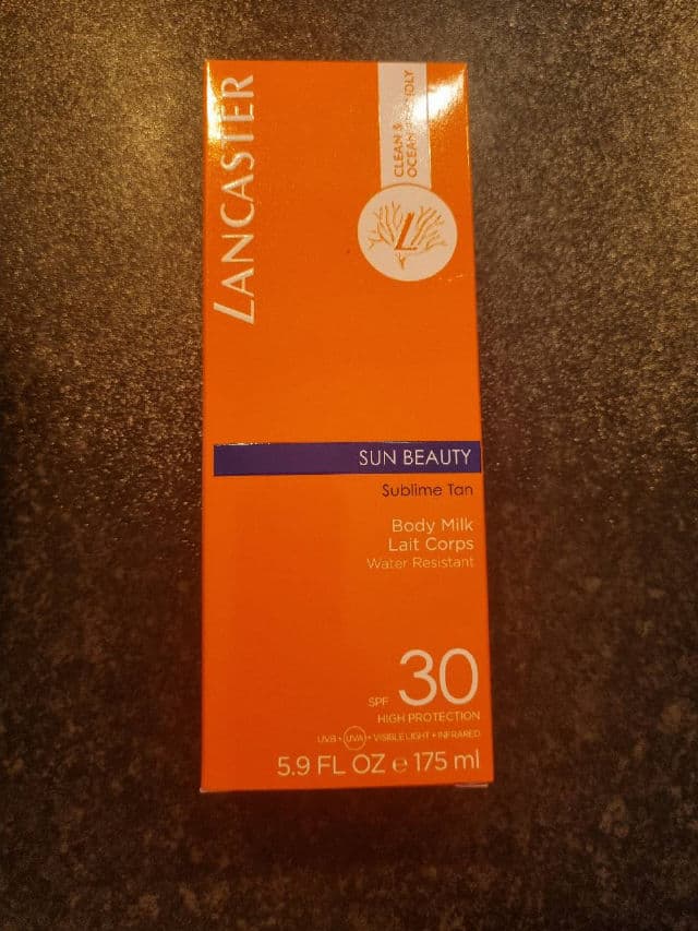 Lancaster Beauty Sun Beauty Sublime Tan Body Milk SPF 50 review photo by angelxx1590xx