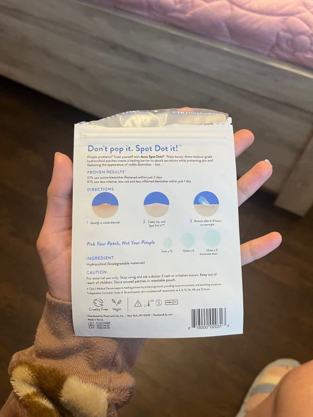 Peach Slices Acne Spot Dots review photo by MChristina2