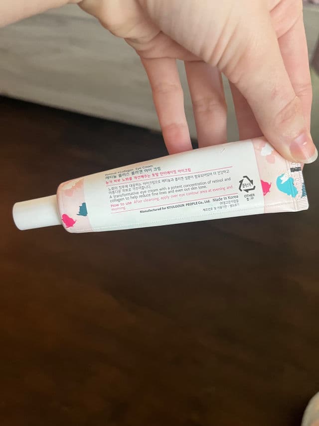 Glamfox Double Effect Eye Cream Retinol Collagen review photo by MChristina2