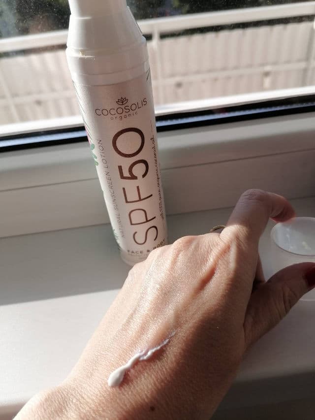 COCOSOLIS Natural Sunscreen Lotion SPF 50 review photo by kosara