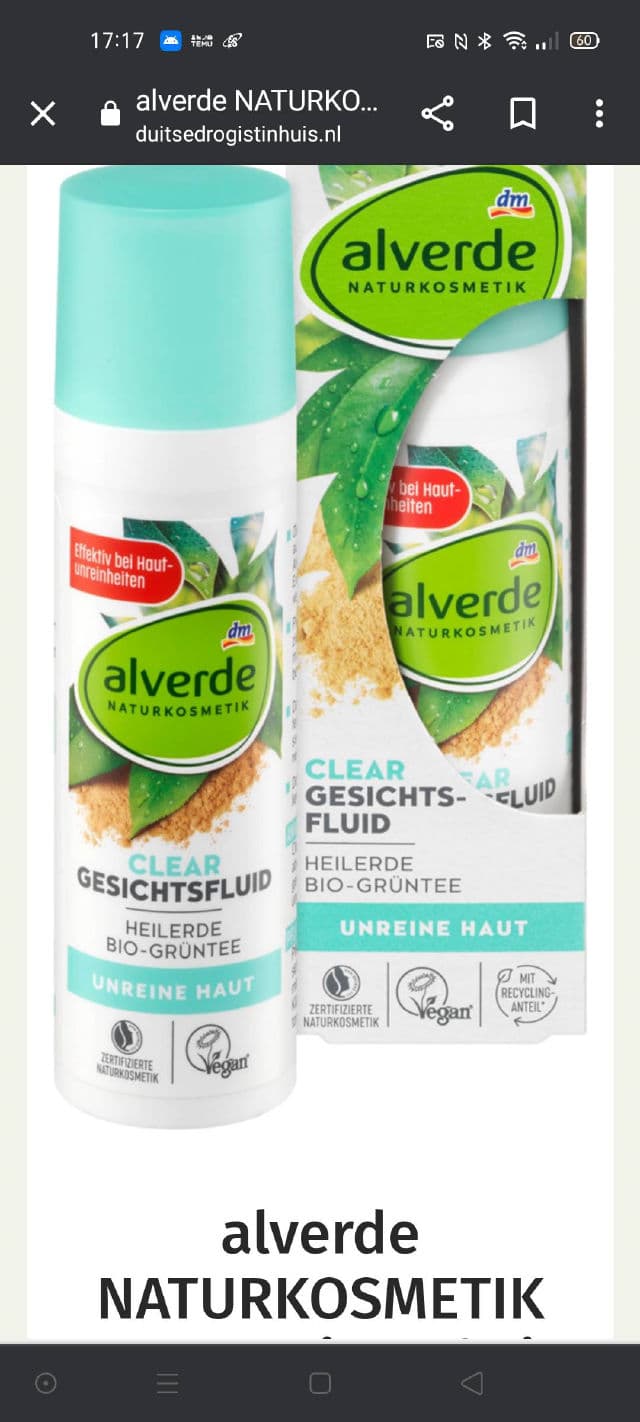 Alverde Naturkosmetik Clear Gesichtsfluid review photo by Itsxmetinkie