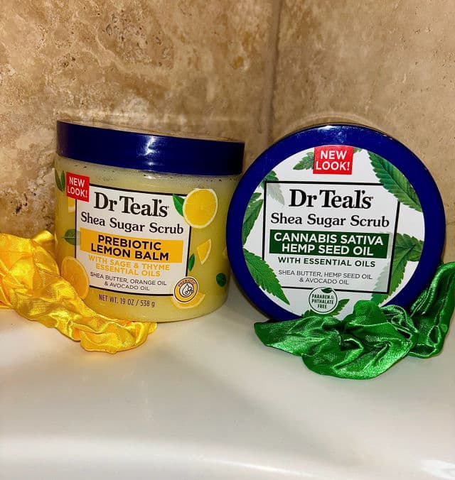 Dr Teal's Shea Sugar Body Scrub with Cannabis Sativa Hemp Seed Oil review photo by MeeOhMya