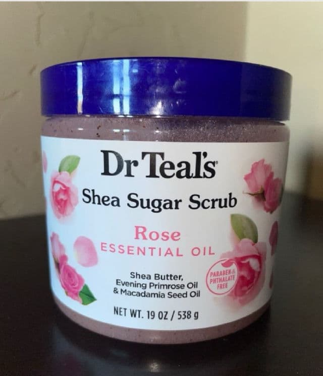 Dr Teal's Shea Sugar Body Scrub with Rose Essential Oil  review photo by MeeOhMya