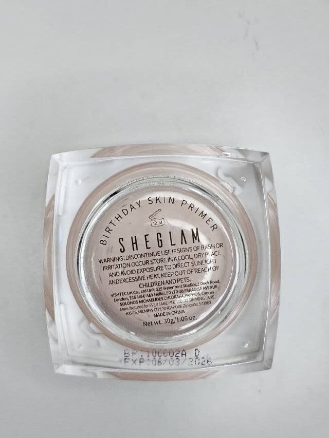 SHEGLAM Birthday Skin Primer - Hydrating review photo by sheema04