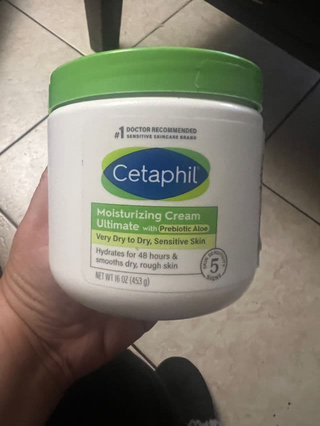 Cetaphil Moisturizing Cream Ultimate with Prebiotic Aloe	 review photo by Rlopez