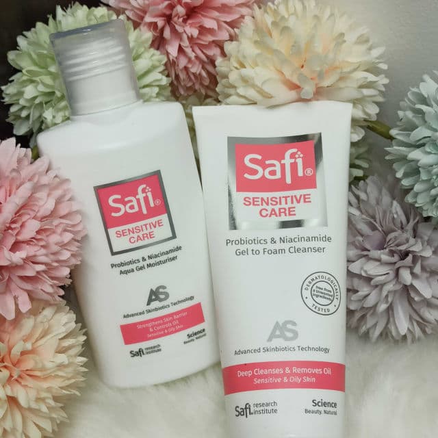 Safi Sensitive Care Probiotics & Niacinamide Aqua Gel Moisturiser	 review photo by glowrayyy