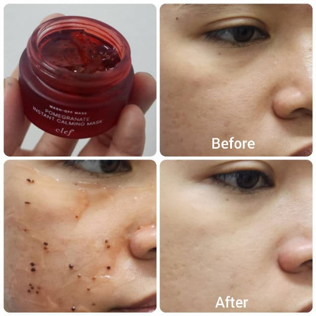 clef Pomegranate Instant Calming Mask review photo by glowrayyy