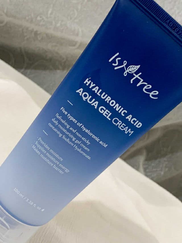 ISNTREE Hyaluronic Acid Aqua Gel Cream review photo by seeskincareblog