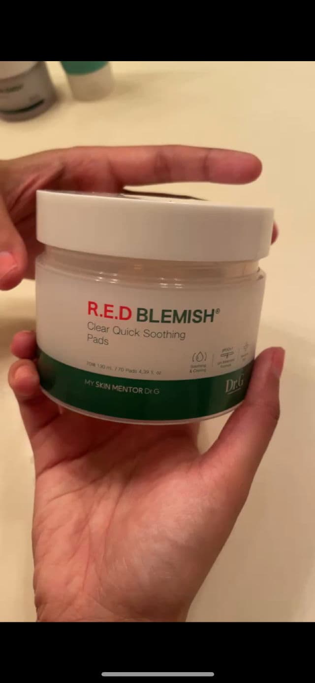 Red Blemish Clear Quick Soothing Pads product review