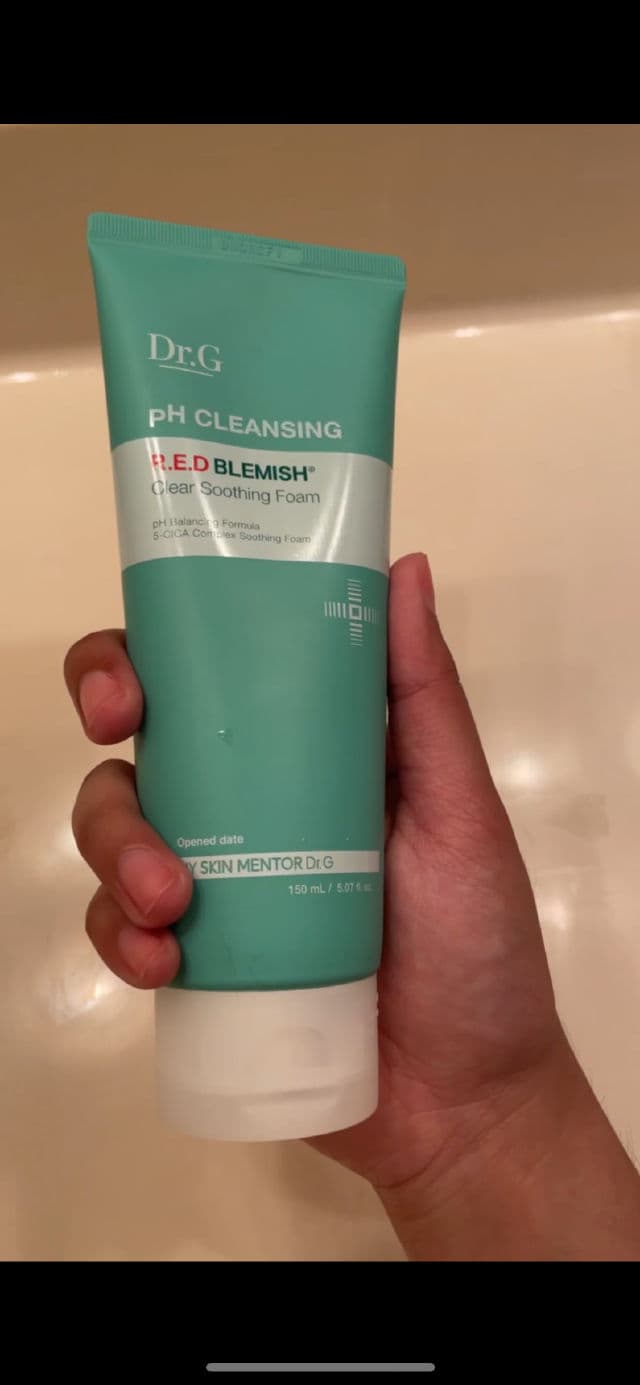 pH Cleansing Red Blemish Clear Soothing Foam product review